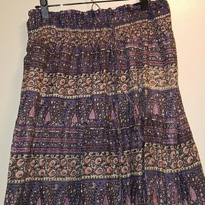 Floral Boho skirt